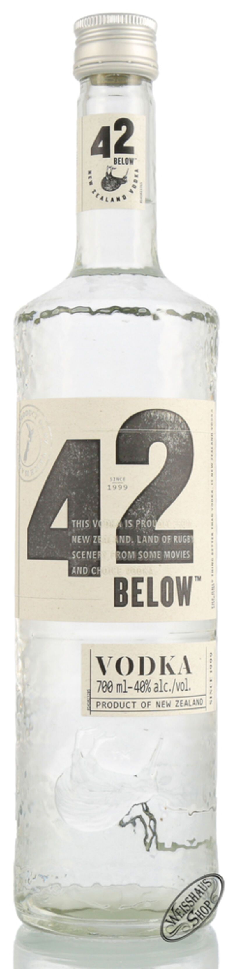 42 Below Pure Vodka 40% vol. 0,70l 42 Below Pure Vodka 40% vol. 0,70l