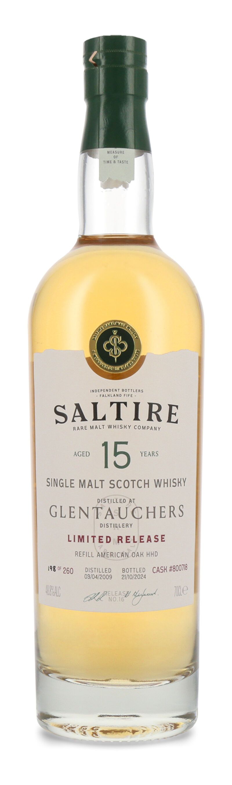 Glentauchers 15 YO Whisky 48,8% vol. 0,70l