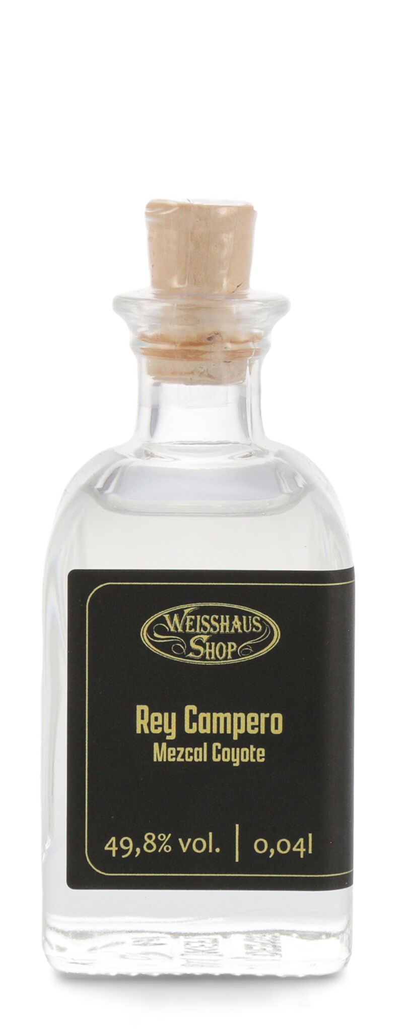 Rey Campero Mezcal Coyote 49,8% vol. 0,04l Weisshaus Sample