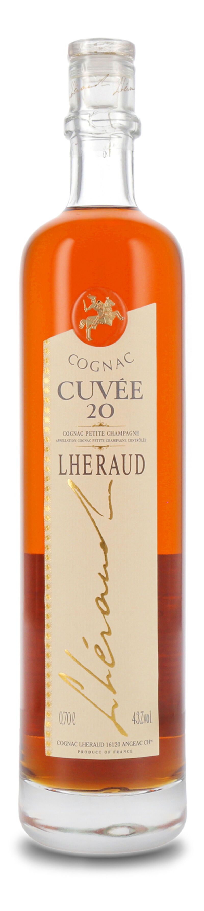 Lhéraud Cuvée 20 ans Renaissance Cognac 43% vol. 0,70l