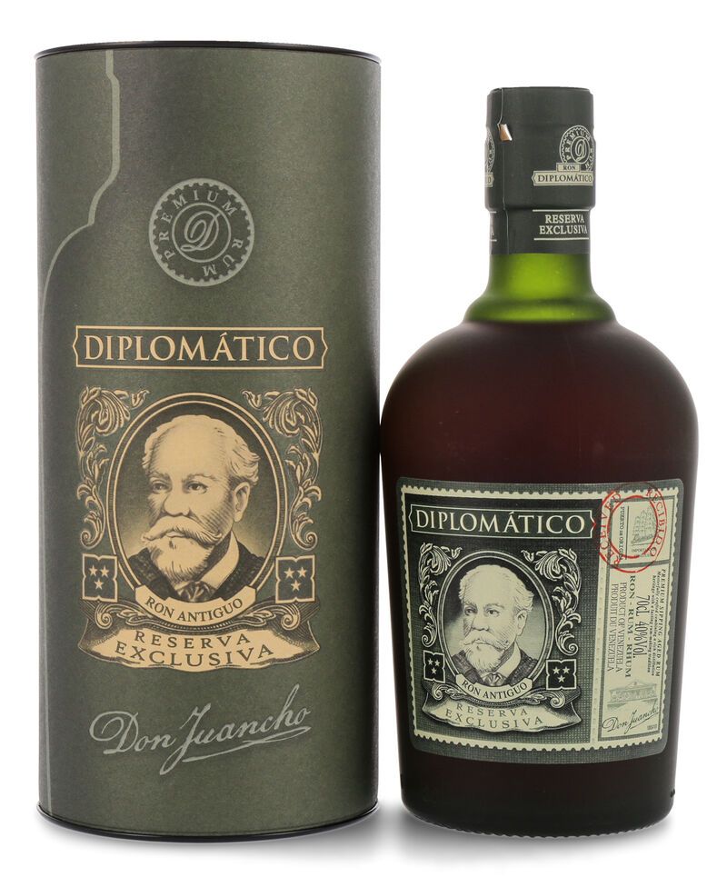 Diplomatico Reserva Exclusiva 12 YO Rum Geschenk-Dose 40% vol. 0,70l
