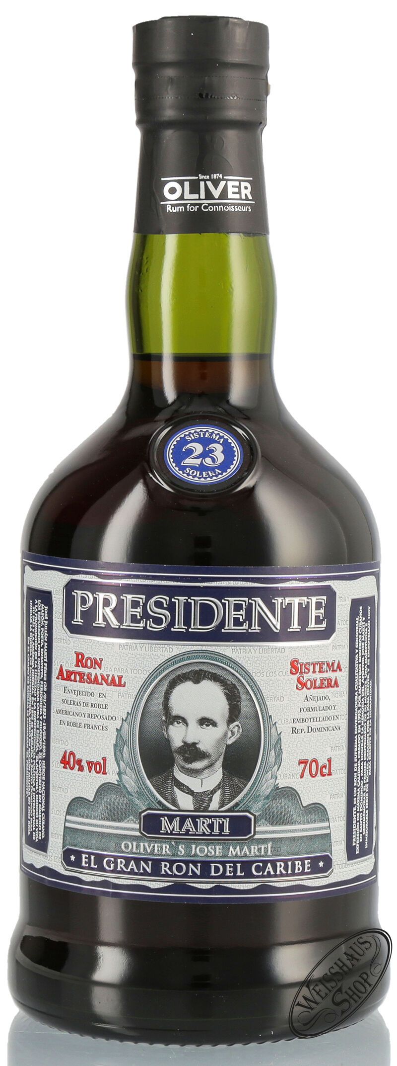 Presidente Marti 23 YO Rum 40% vol. 0,70l Presidente Marti 23 YO Rum 40% vol. 0,70l