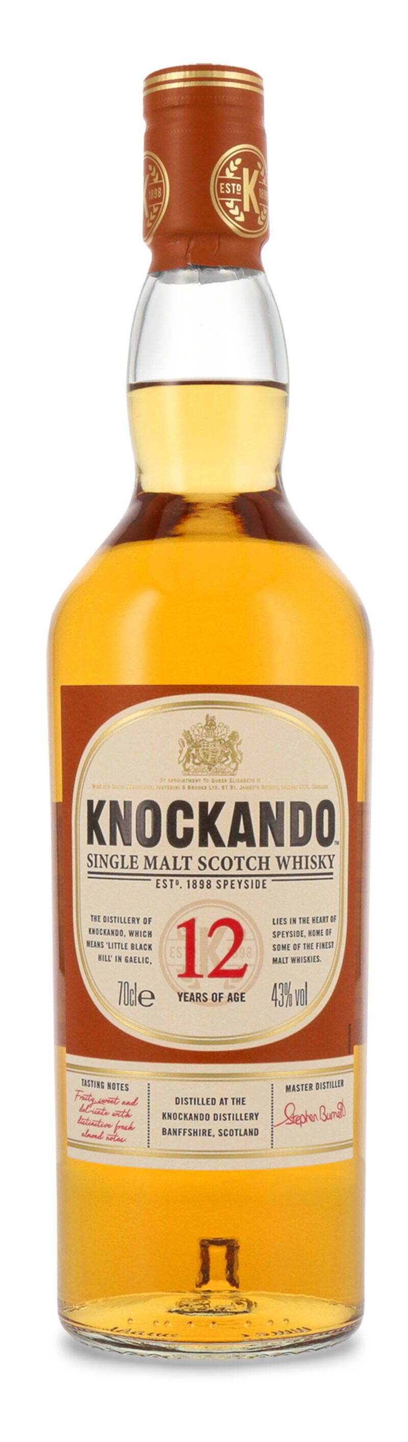 Knockando 12 YO Single Malt Whisky 43% vol. 0,70l