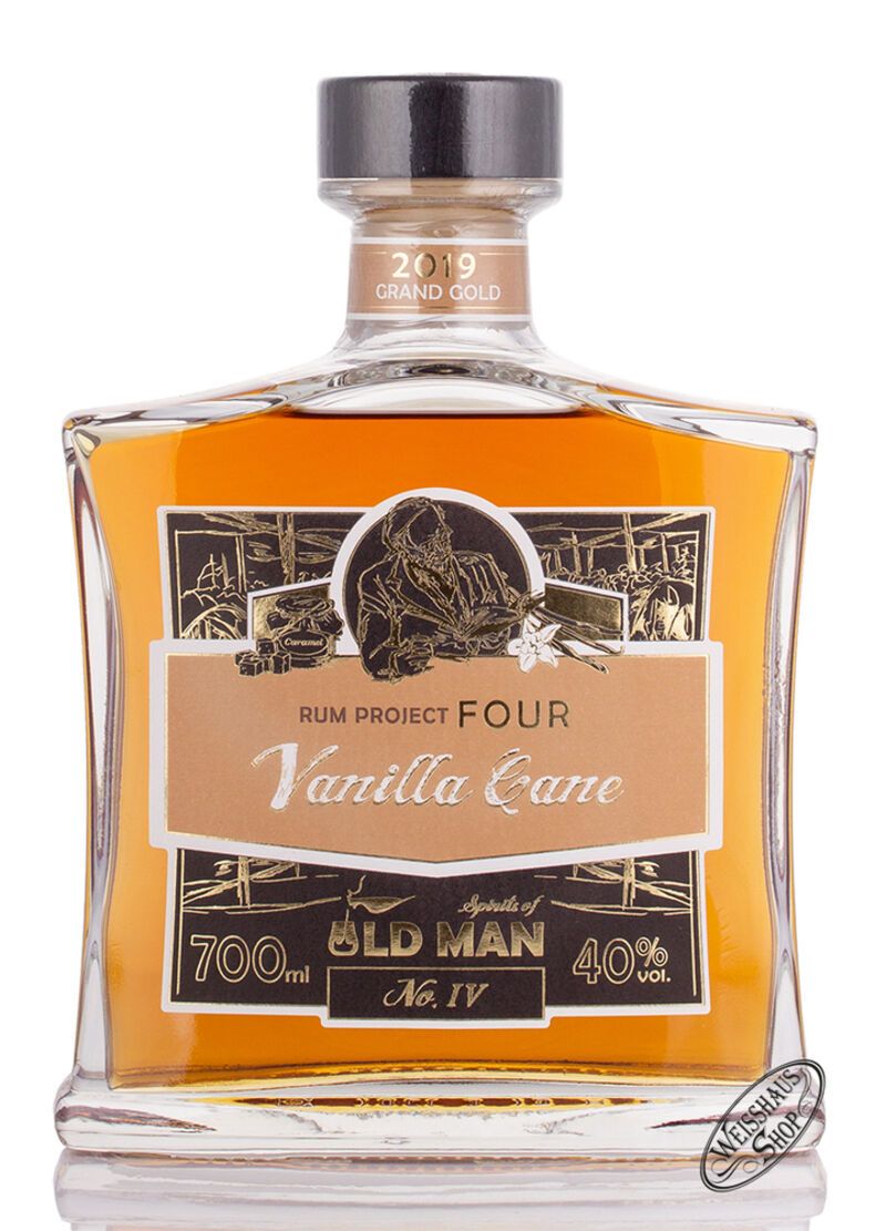 Old Man Project Four Vanille Cane Spirit 40% vol. 0,70l Old Man Project Four Vanille Cane Spirit 40% vol. 0,70l