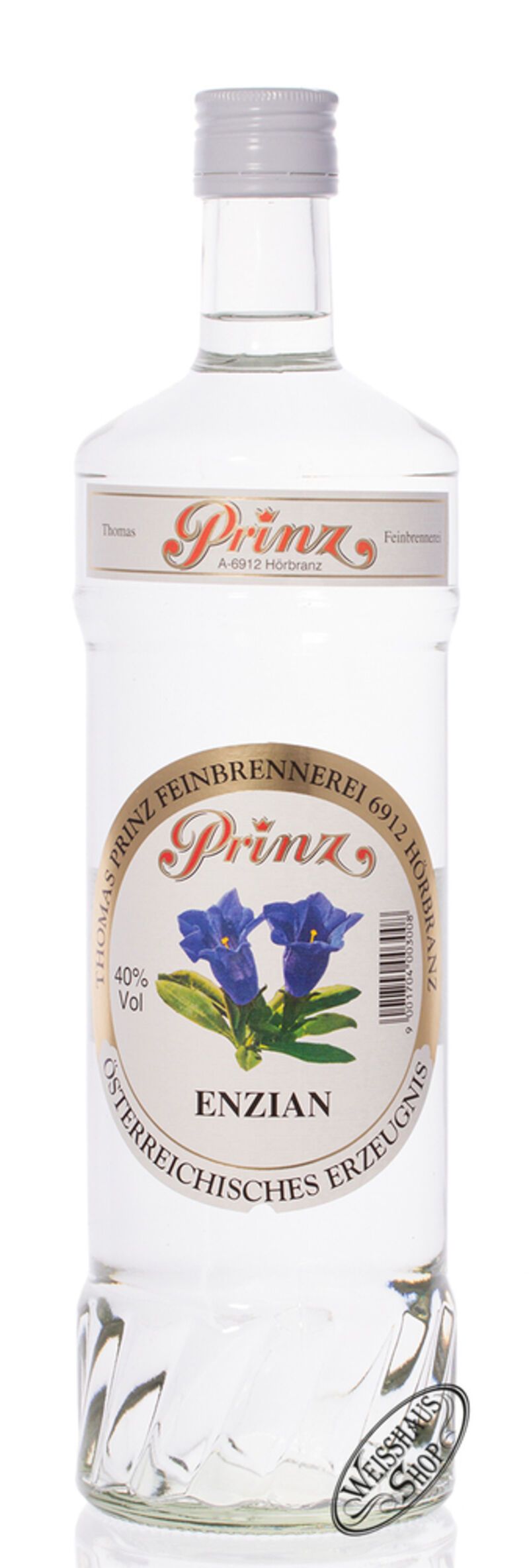Prinz Enzian Schnaps 40% vol. 1,0l B-Ware
