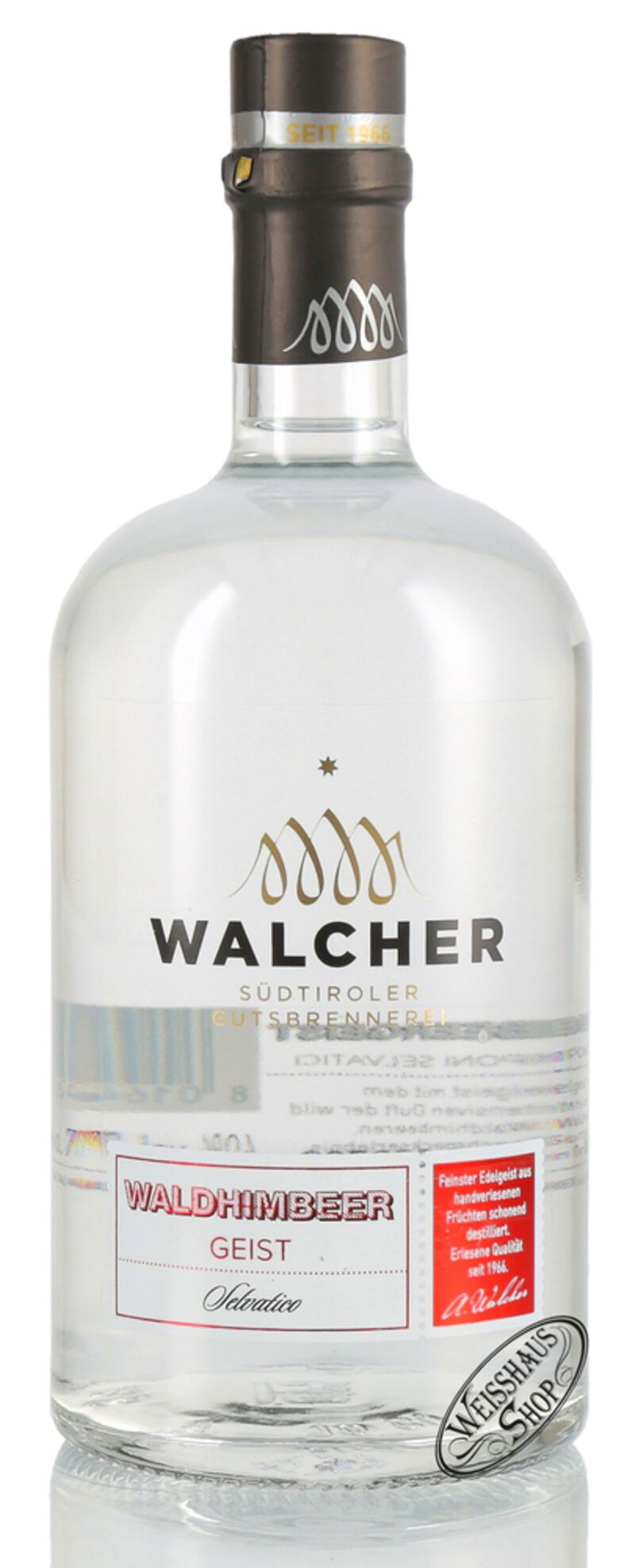Walcher Waldhimbeergeist 40% vol. 0,70l Walcher Waldhimbeergeist 40% vol. 0,70l