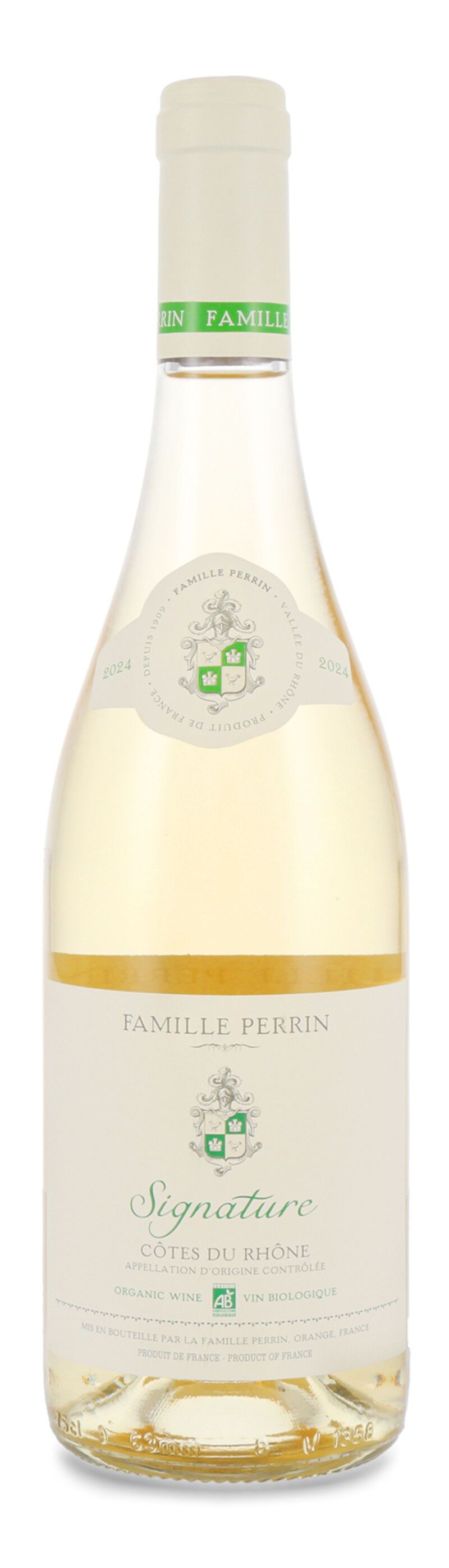 Famille Perrin Côtes du Rhône Blanc Nature 2024 13% vol. 0,75l Famille Perrin Côtes du Rhône Blanc Nature 2024 13% vol. 0,75l