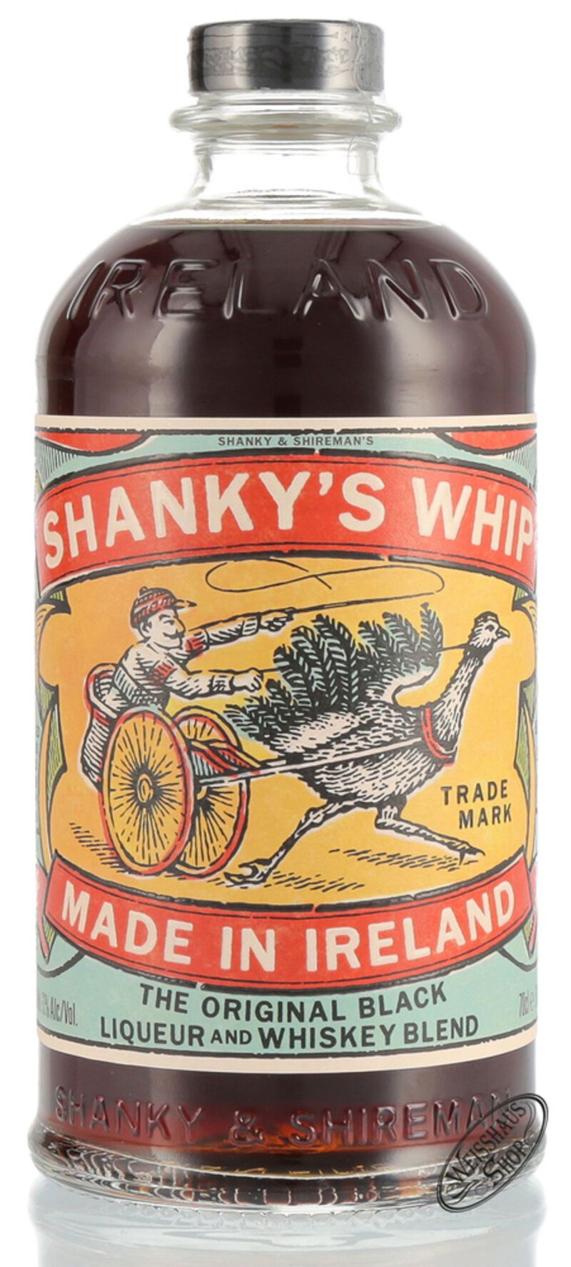 Shanky's Whip Original Black Irish Mist Whiskey Likör 33% vol. 0,70l