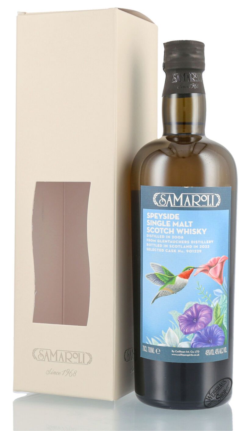 Glentauchers Vintage 2008 Samaroli Whisky 45% vol. 0,70l