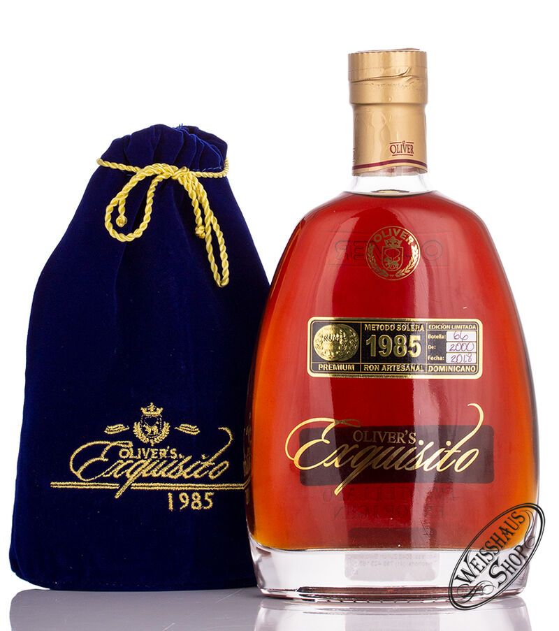 Oliver & Oliver Ron Exquisito Vintage 1985 Rum 40% vol. 0,70l Oliver & Oliver Ron Exquisito Vintage 1985 Rum 40% vol. 0,70l