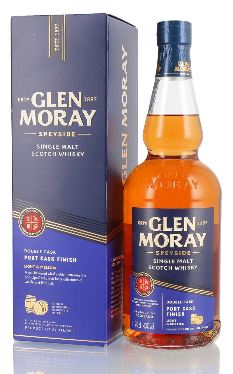 Glen Moray Port Cask Finish Whisky 40% vol. 0,70l