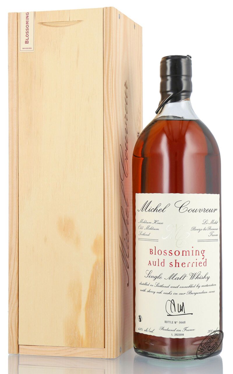 Michel Couvreur Blossoming Auld Sherried Whisky 45% vol. 0,70l