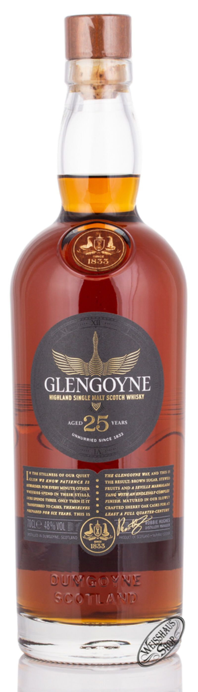 Glengoyne 25 YO Single Malt Whisky 48% vol. 0,70l
