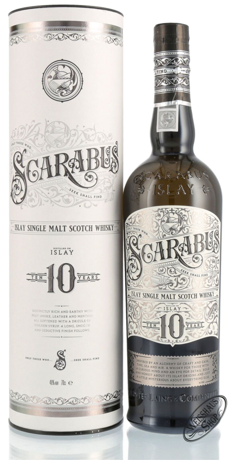 Scarabus 10 YO Islay Single Malt Whisky 46% vol. 0,70l Scarabus 10 YO Islay Single Malt Whisky 46% vol. 0,70l