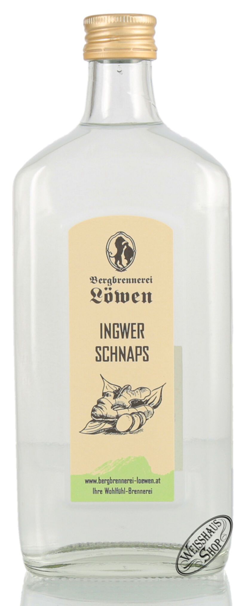 Bergbrennerei Löwen Ingwer Schnaps 40% vol. 0,50l Bergbrennerei Löwen Ingwer Schnaps 40% vol. 0,50l