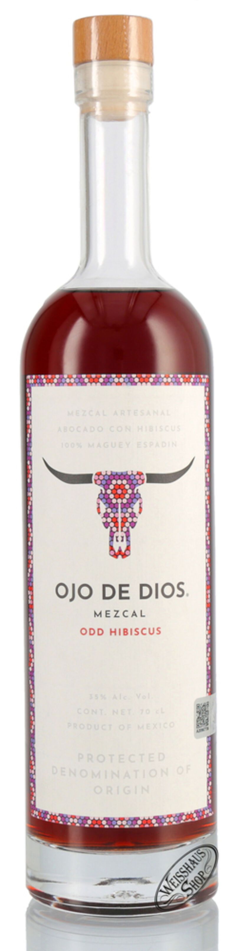Ojo de Dios Mezcal Hibiscus 35% vol. 0,70l Ojo de Dios Mezcal Hibiscus 35% vol. 0,70l