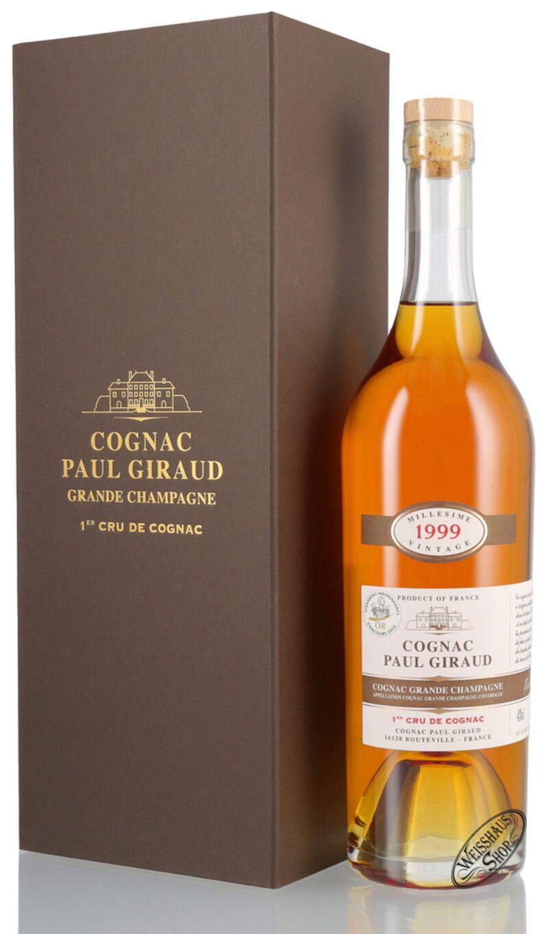 Paul Giraud Cognac Millésime 1999 40% vol. 0,70l