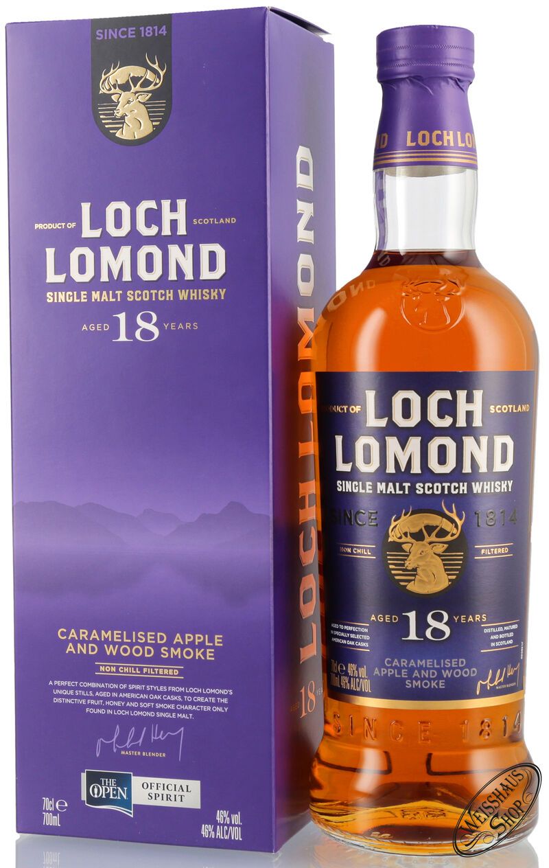 Loch Lomond 18 YO Single Malt Whisky 46% vol. 0,70l Loch Lomond 18 YO Single Malt Whisky 46% vol. 0,70l