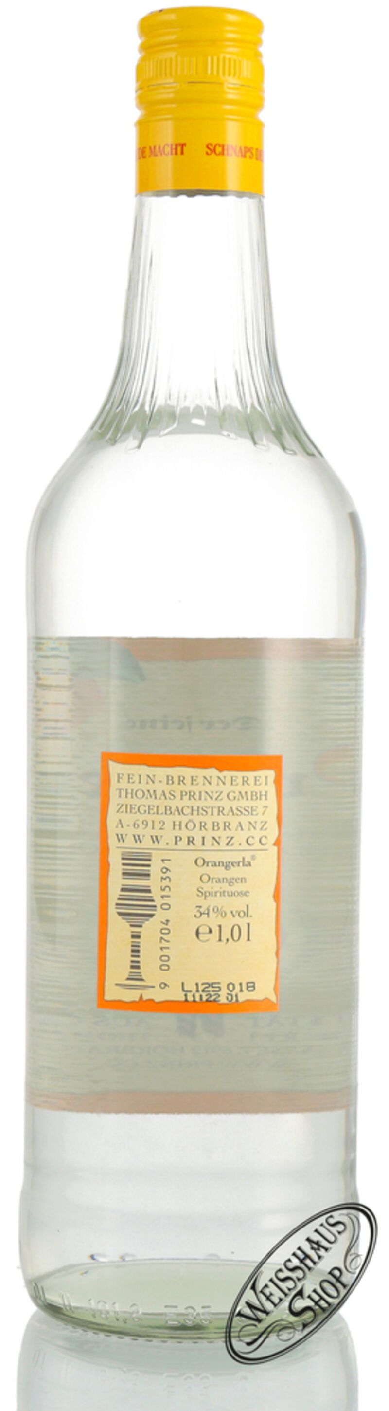 Prinz Orangerla 34% vol. 1,0l Prinz Orangerla 34% vol. 1,0l