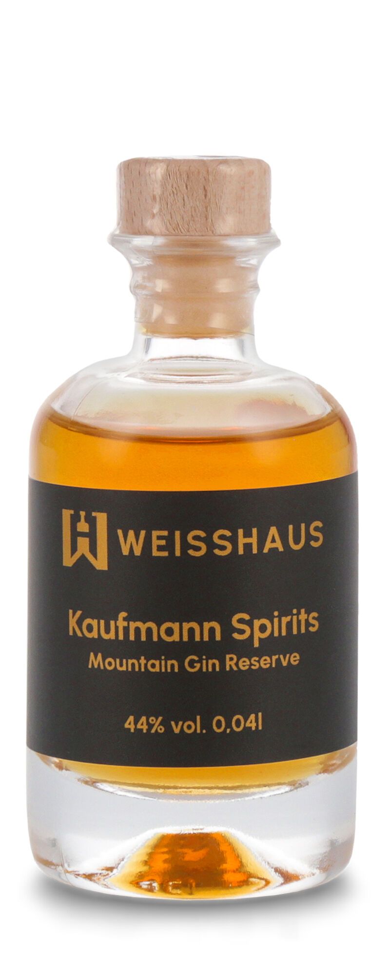Kaufmann Spirits Mountain Gin Reserve 44% vol. 0,04l Weisshaus Samples