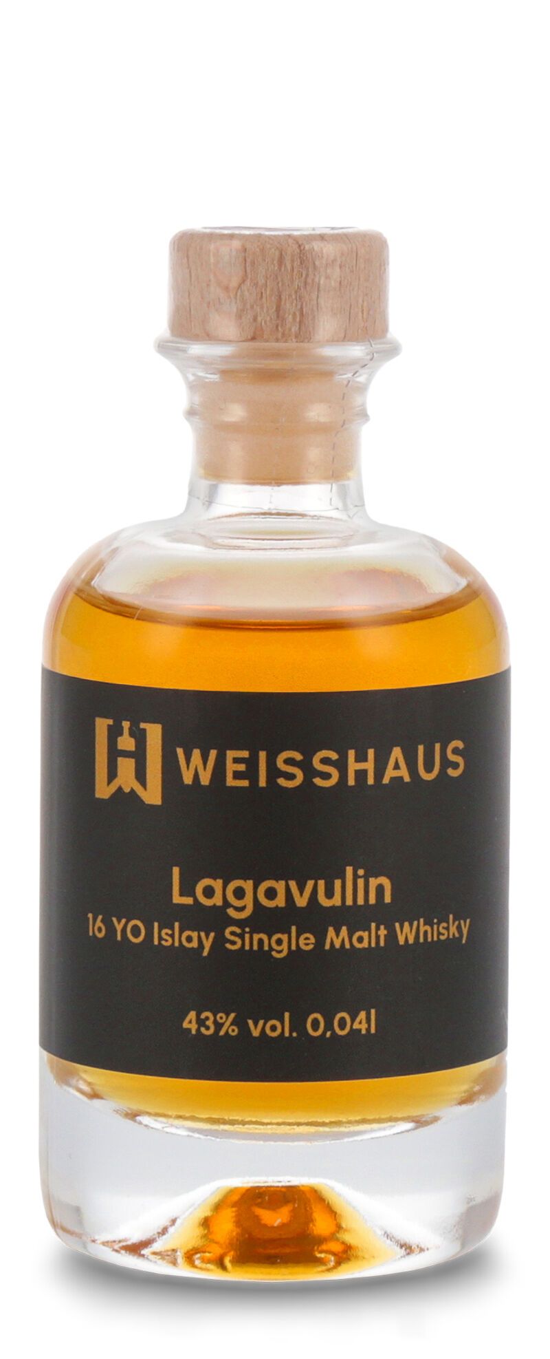 Lagavulin 16 YO Islay Single Malt Whisky 43% vol. 0,04l Weisshaus Samples