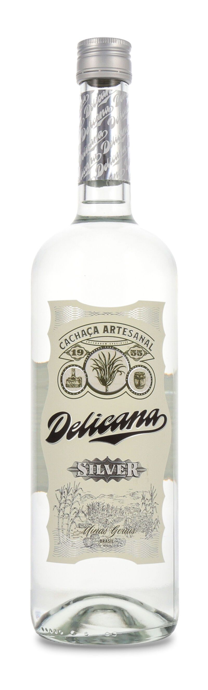 Delicana Silver Cachaca 38% vol. 1,0l