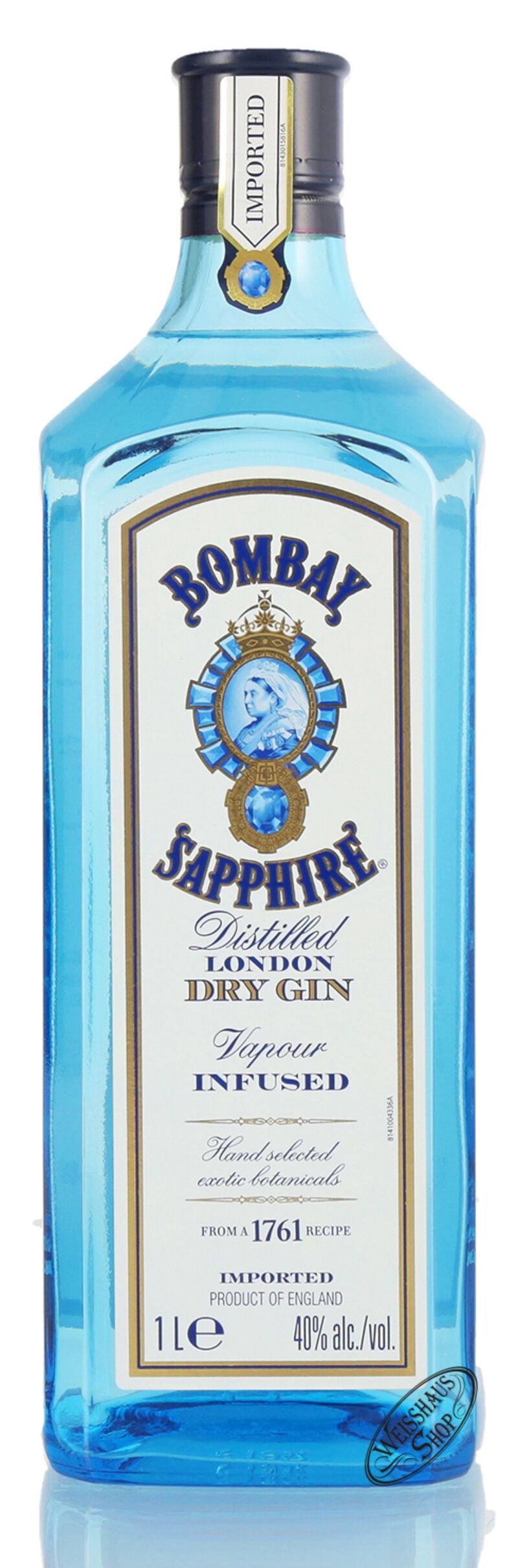Bombay Sapphire Gin 40% vol. 1,0l Bombay Sapphire Gin 40% vol. 1,0l