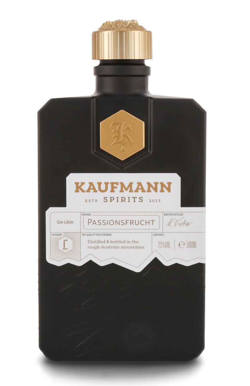 Kaufmann Spirits Passionsfrucht Gin Likör 25% vol. 0,50l