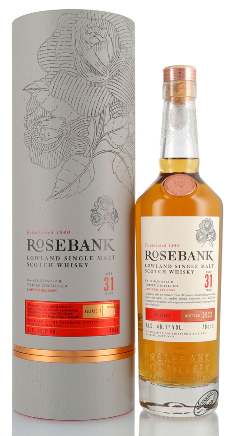 Rosebank 31 YO Whisky 48,1% vol. 0,70l