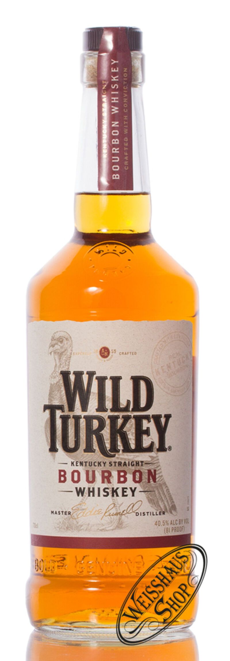 Wild Turkey 81 Proof Bourbon Whiskey 40,5% vol. 0,70l