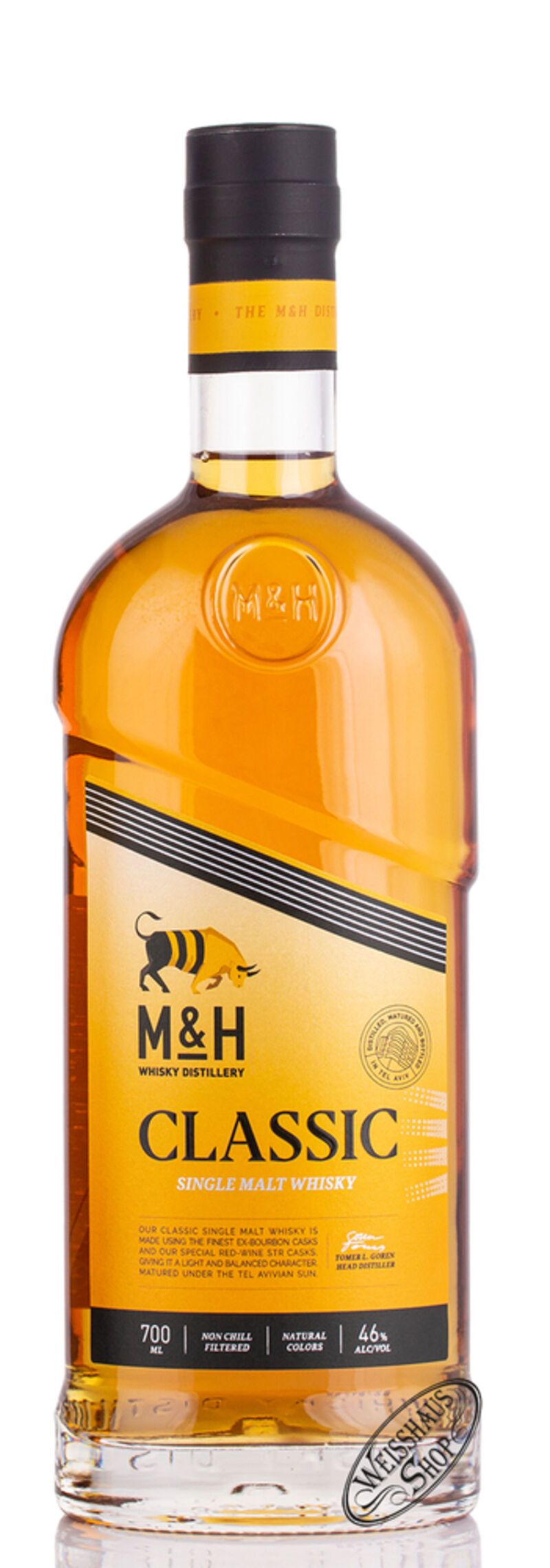 M&H Classic Single Malt Whisky 46% vol. 0,70l