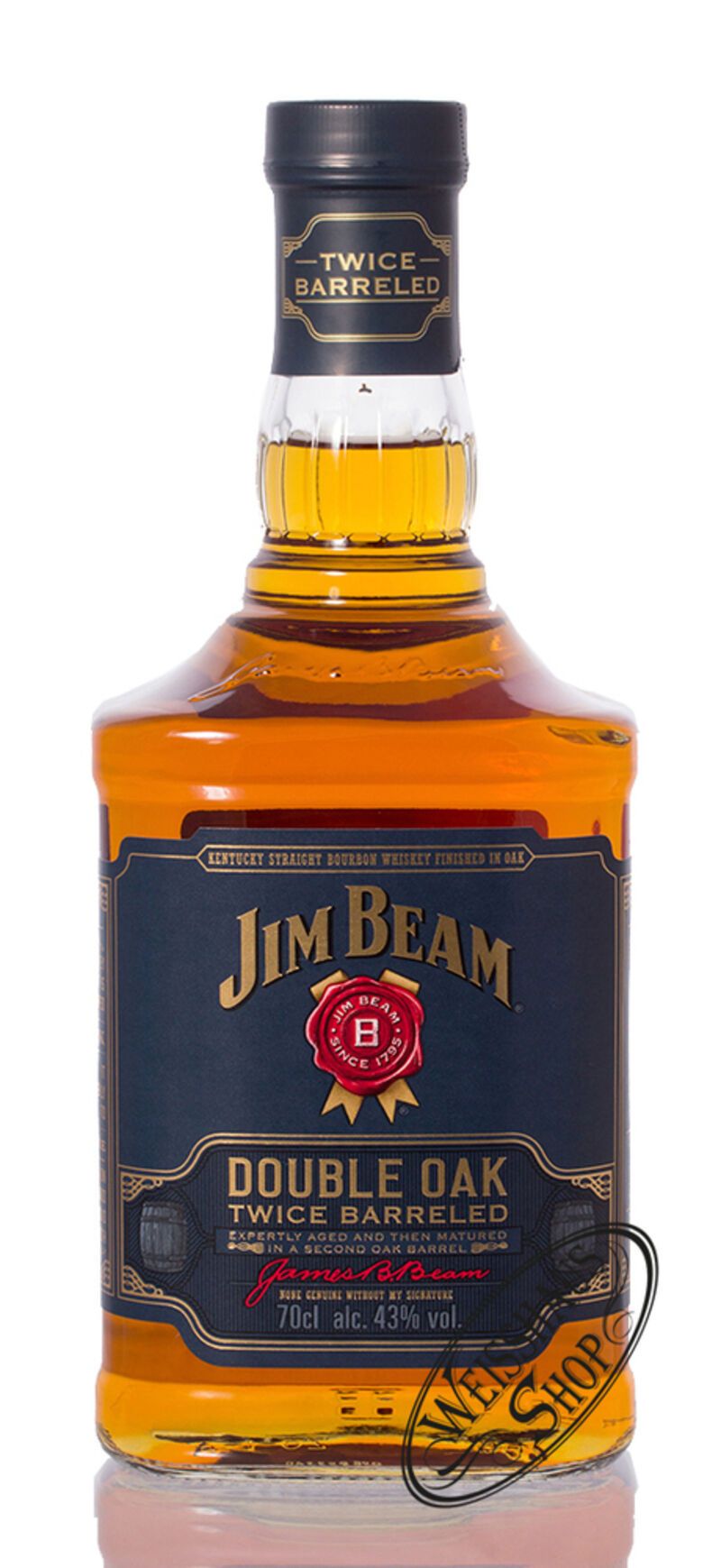 Jim Beam Double Oak Bourbon Whiskey 43% vol. 0,70l