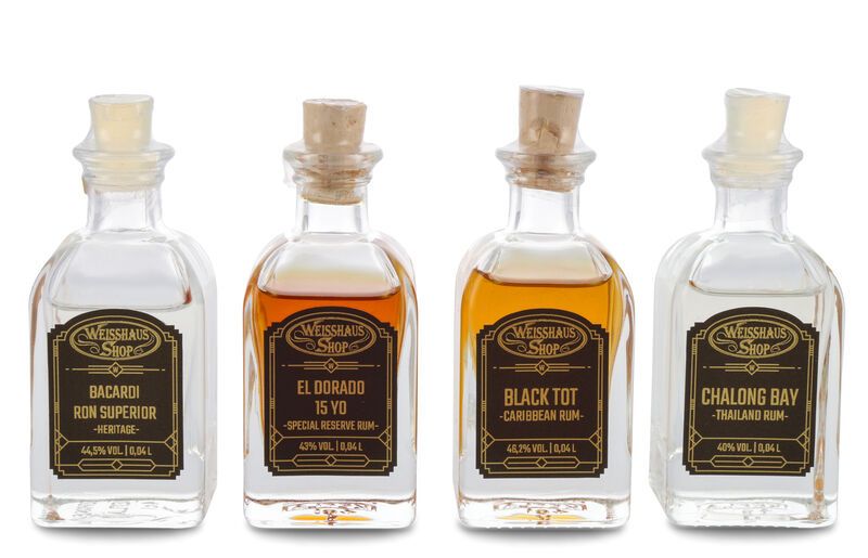 Taste and Match - Rum Around The World 4 x 0,04l Weisshaus Sample Set