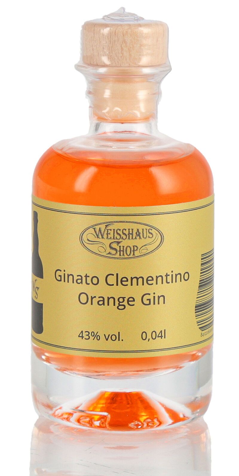 Ginato Clementino Orange Gin 43% vol. 0,04l Weisshaus Sample