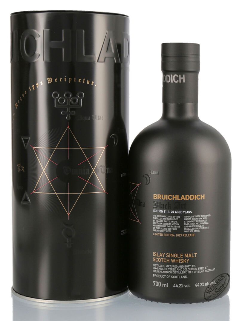 Bruichladdich Black Art 11.1 24 YO Islay Whisky 44,2% vol. 0,70l Bruichladdich Black Art 11.1 24 YO Islay Whisky 44,2% vol. 0,70l
