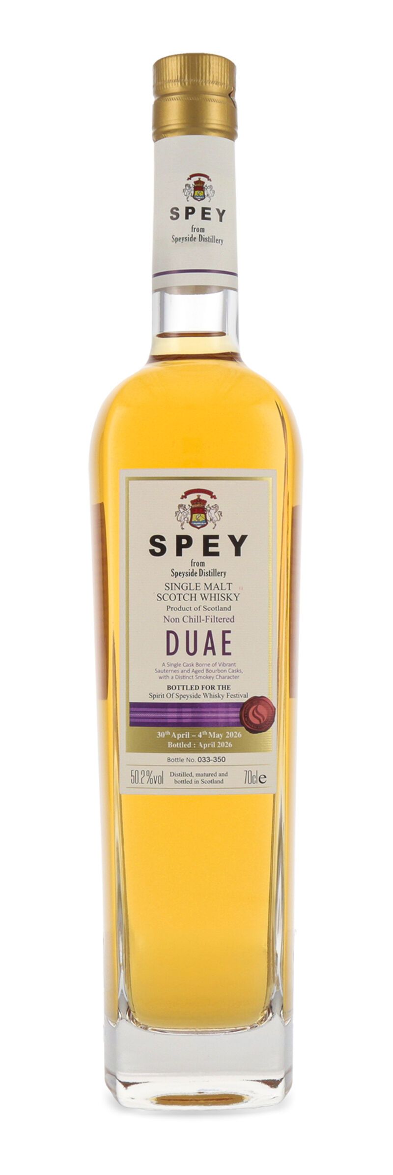 Spey SOSWF 2026 Release Duae Whisky 50,2% vol. 0,70l