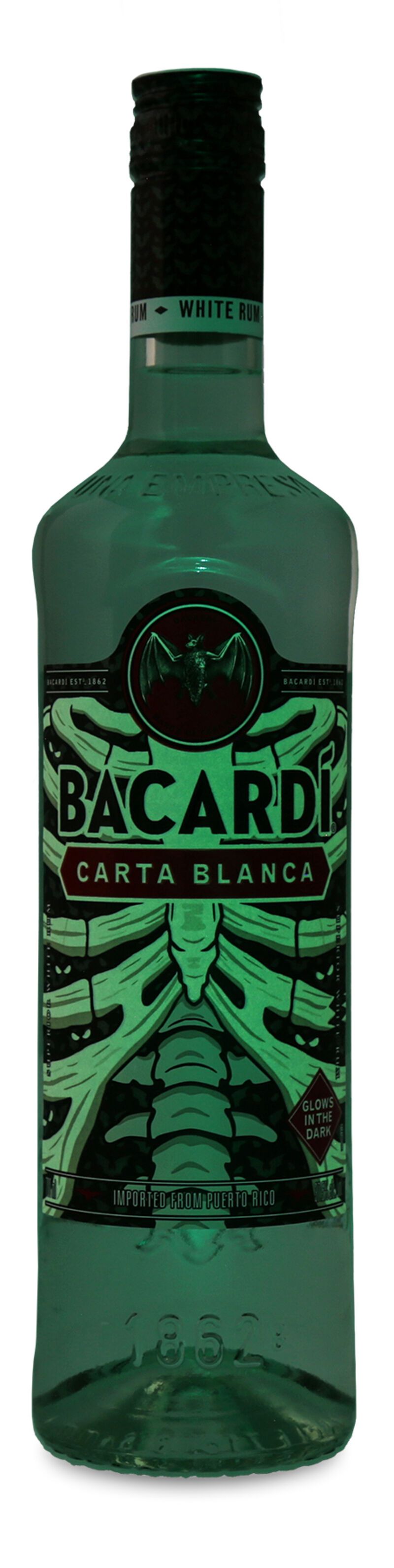Bacardi Carta Blanca Halloween Edition 37,5% vol. 0,70l Bacardi Carta Blanca Halloween Edition 37,5% vol. 0,70l
