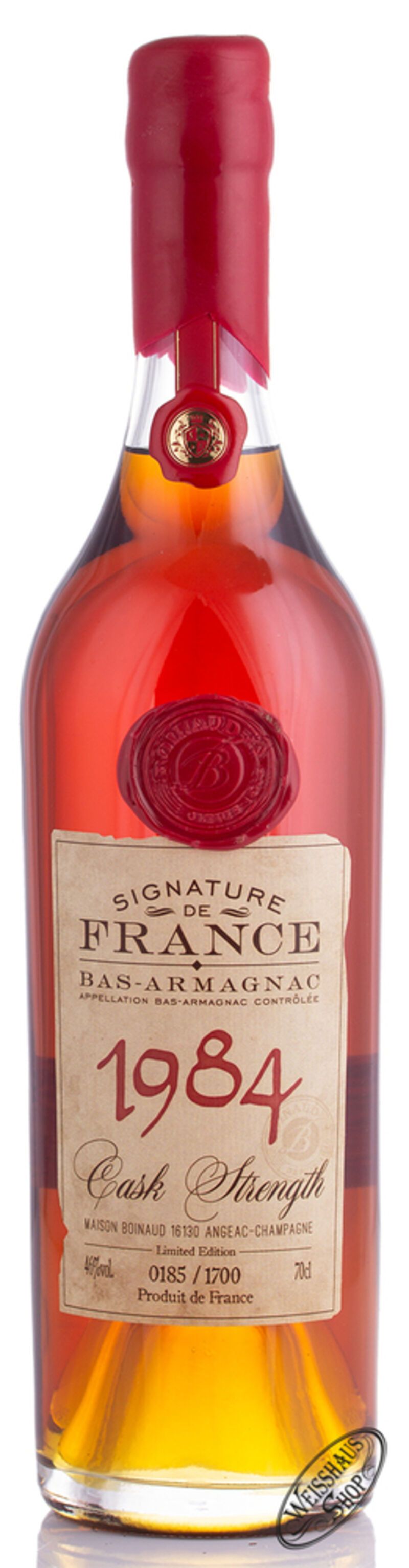 Signature de France Vintage 1984 Armagnac 46% vol. 0,70l