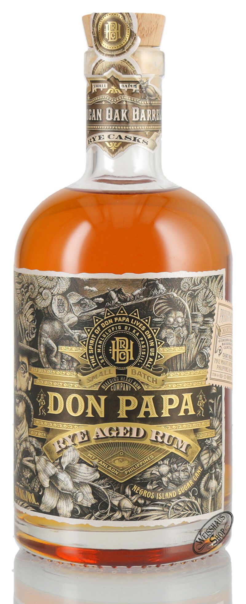 Don Papa Rye Cask Rum 45% vol. 0,70l