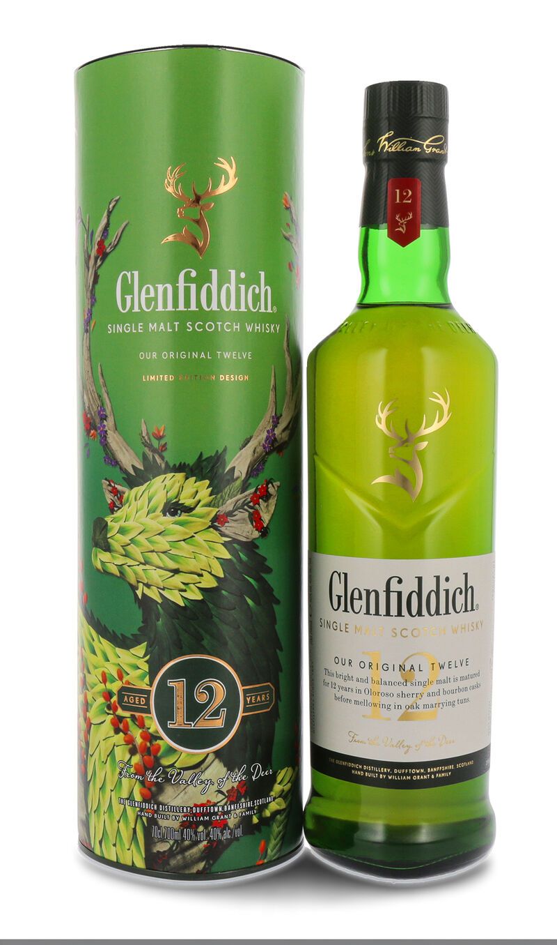 Glenfiddich 12 YO Limited Festive Edition Whisky 40% vol. 0,70l