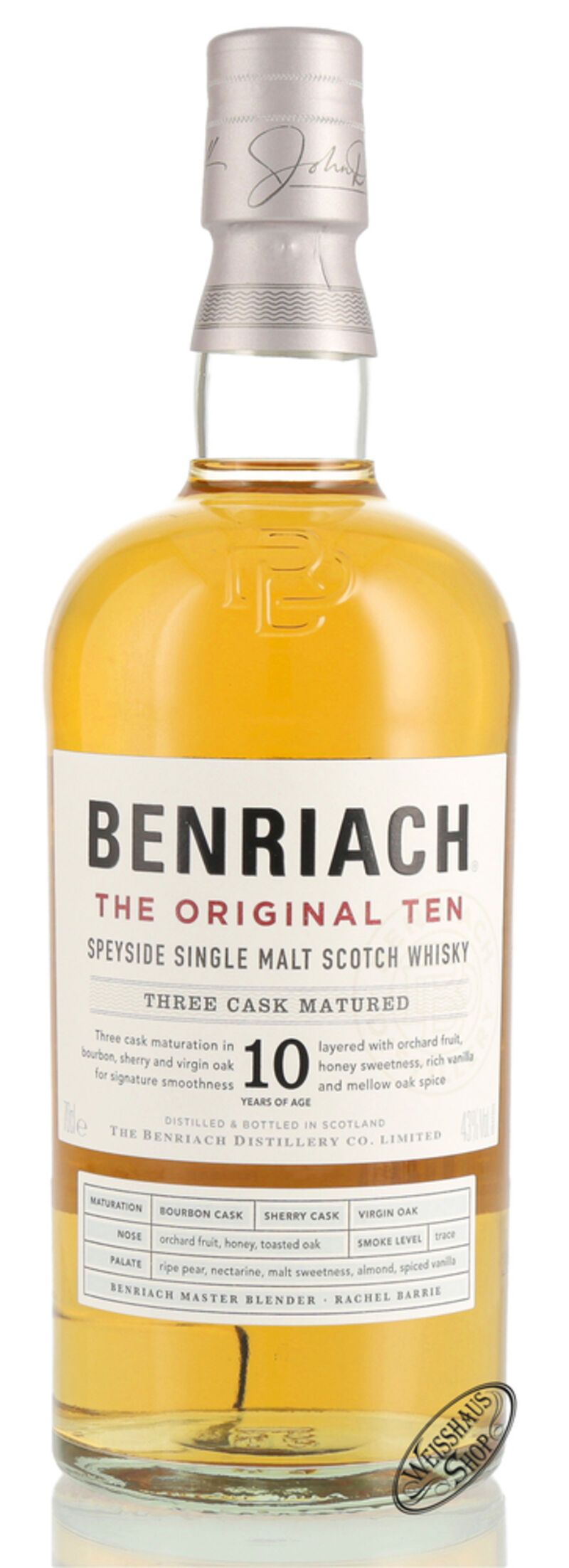 BenRiach The Original Ten 10 YO Whisky 43% vol. 0,70l BenRiach The Original Ten 10 YO Whisky 43% vol. 0,70l