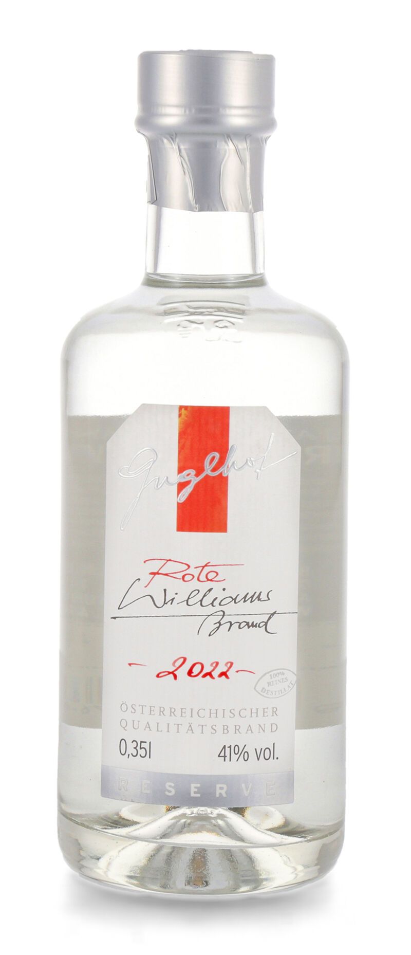 Guglhof Rote Williams Brand 41% vol. Jahrgangsbrand 0,35l