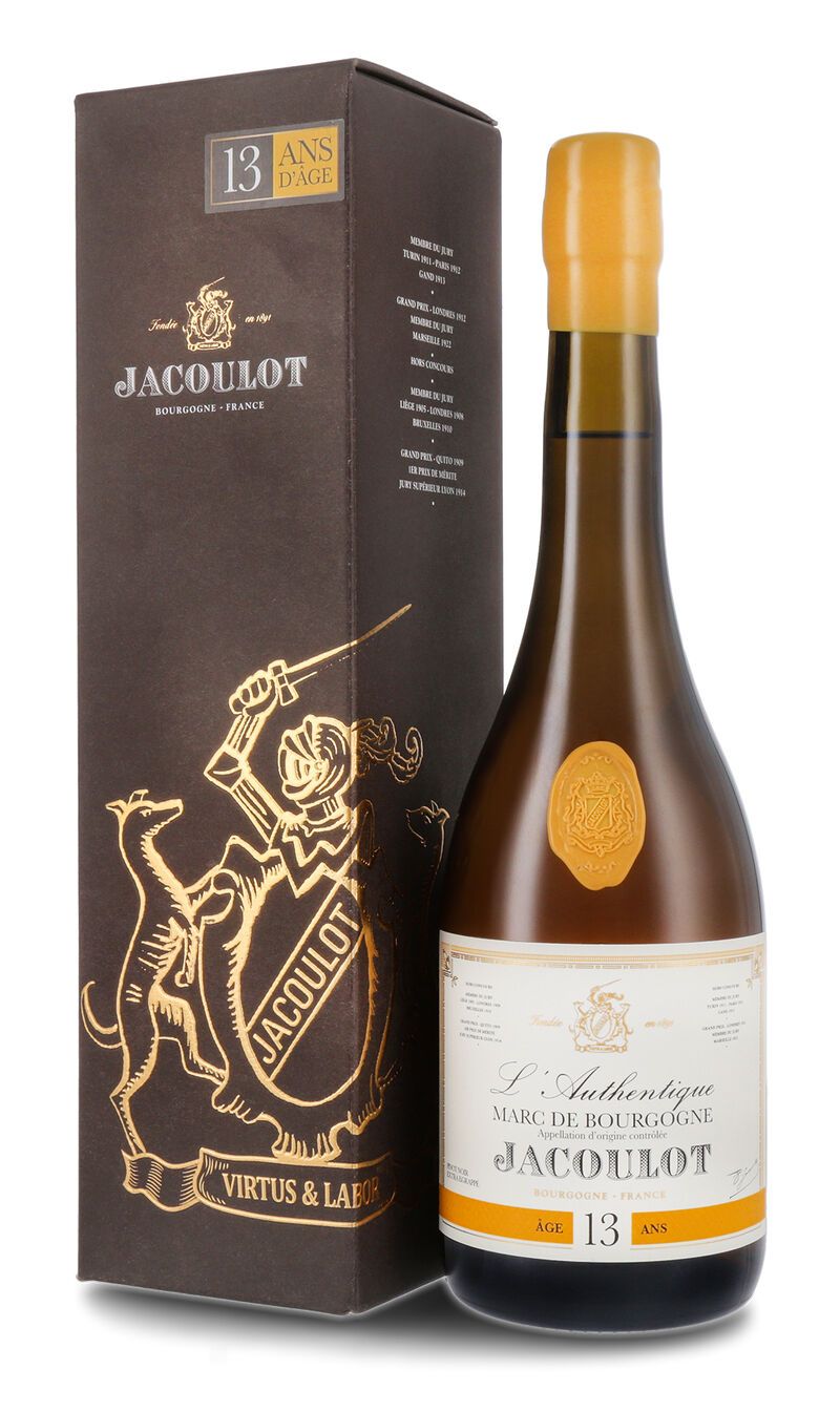 Jacoulot L'Authentique 13 YO Marc de Bourgogne 43% vol. 0,70l