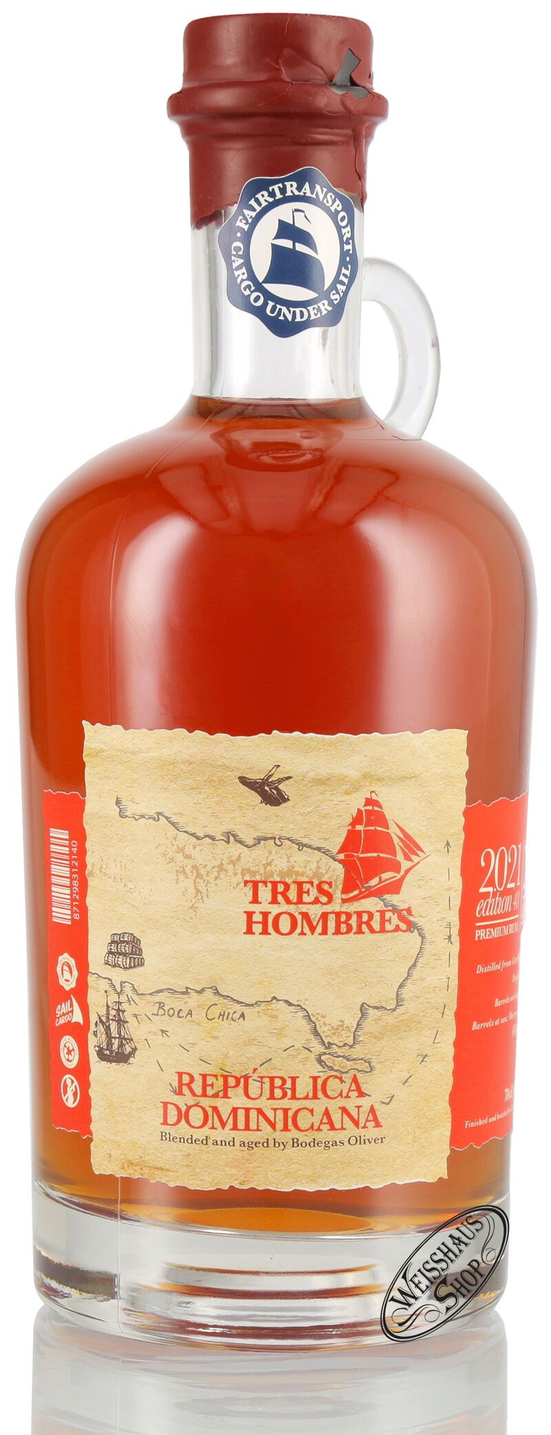 Tres Hombres Republica Dominicana 18 YO Edition #48 Rum 43% vol. 0,70l