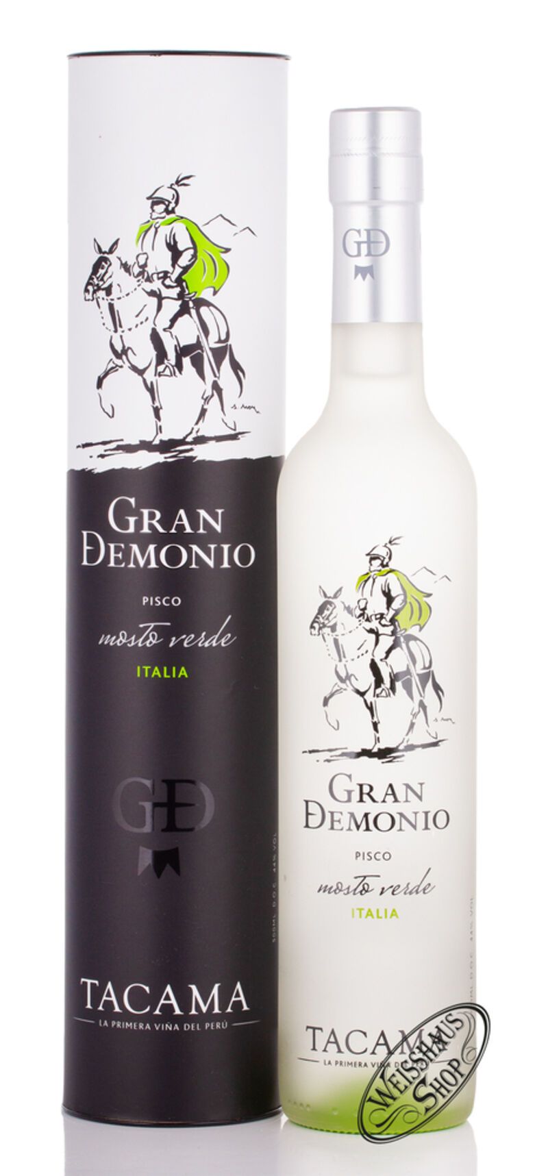 Gran Demonio Mosto Verde Pisco Italia 44% vol. 0,50l Gran Demonio Mosto Verde Pisco Italia 44% vol. 0,50l