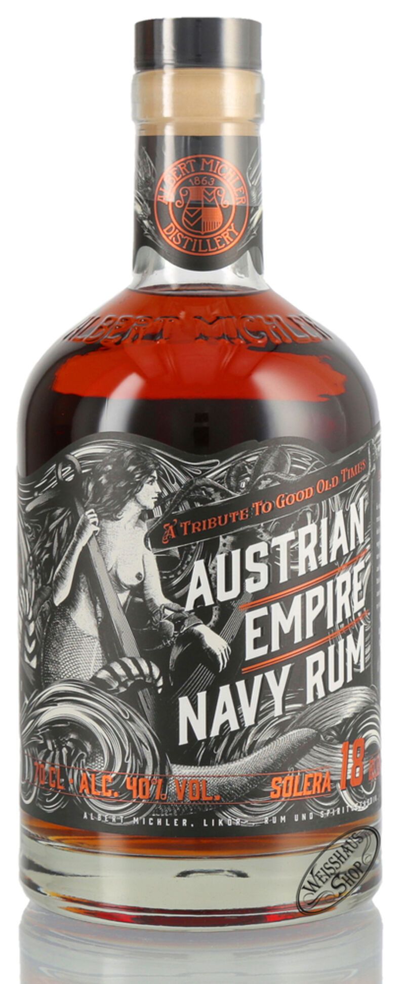 Austrian Empire Navy Rum Solera 18 YO 40% vol. 0,70l