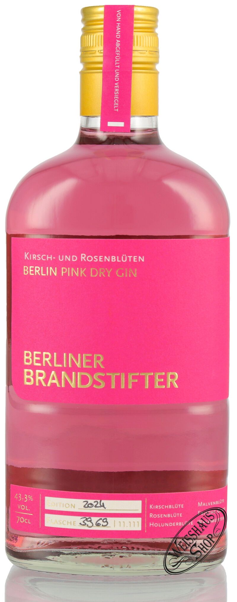 Berliner Brandstifter Pink Gin 43,3% vol. 0,70l Berliner Brandstifter Pink Gin 43,3% vol. 0,70l