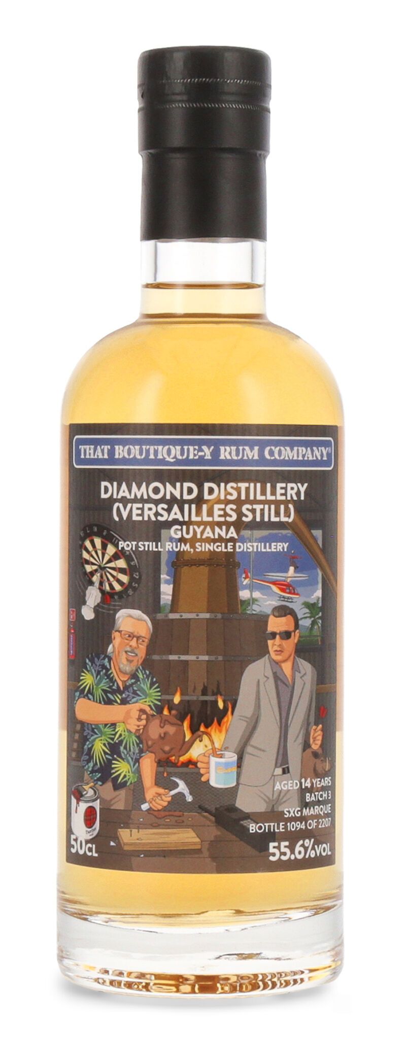 Diamond Distillery Versailles Still 14 YO Rum 55,6% vol. 0,50l
