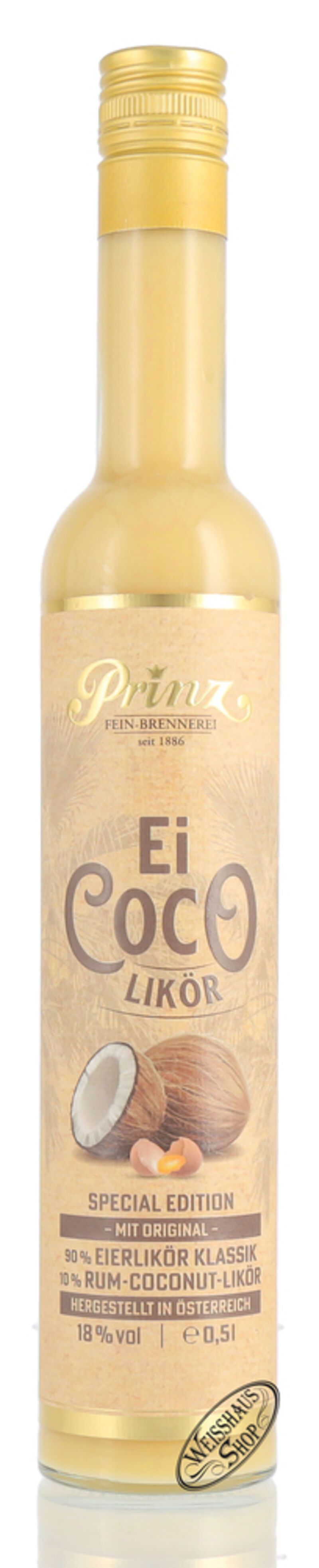 Prinz Ei Coco Likör 18% vol. 0,50l Prinz Ei Coco Likör 18% vol. 0,50l