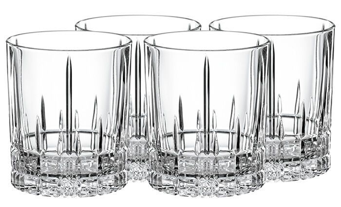 HTI-Living Set Di 4 Bicchieri Da Whisky In Vetro Trasparente, Capacità 0,23 L, Lavabili In Lavastoviglie - Eleganti Per Bevande